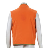 Descendants: Wicked Wonderland Luis Madrigal Orange Embroidered Vest Cosplay Costume Outfit Halloween Carnival Suit