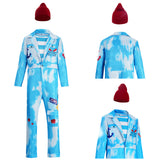 Descendants: Wicked Wonderland Mr. Smee Blue Outfit Cosplay Costume Outfit Halloween Carnival Suit