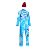 Descendants: Wicked Wonderland Mr. Smee Blue Outfit Cosplay Costume Outfit Halloween Carnival Suit