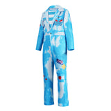 Descendants: Wicked Wonderland Mr. Smee Blue Outfit Cosplay Costume Outfit Halloween Carnival Suit