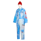 Descendants: Wicked Wonderland Mr. Smee Kids Children Blue Outfit Cosplay Costume Outfit Halloween Carnival Suit