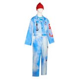 Descendants: Wicked Wonderland Mr. Smee Kids Children Blue Outfit Cosplay Costume Outfit Halloween Carnival Suit