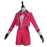 Descendants: Wicked Wonderland Pink Women Pink Shorts Set Cosplay Costume Outfit Halloween Carnival Suit