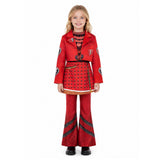Descendants: Wicked Wonderland Red Kids Children Red Flared Pants Suit Cosplay Costume Outfit Halloween Carnival Suit