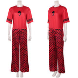 Descendants: Wicked Wonderland Red Red Pajamas Cosplay Costume Outfit Halloween Carnival Suit