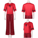 Descendants: Wicked Wonderland Red Red Pajamas Cosplay Costume Outfit Halloween Carnival Suit