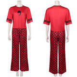 Descendants: Wicked Wonderland Red Red Pajamas Cosplay Costume Outfit Halloween Carnival Suit