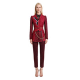 Descendants: Wicked Wonderland Red Red Uniform Cosplay Costume Outfit Halloween Carnival Suit