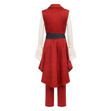 Descendants: Wicked Wonderland Red Red Vest Set Cosplay Costume Outfit Halloween Carnival Suit