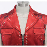 Descendants: Wicked Wonderland Red Red Vest Set Cosplay Costume Outfit Halloween Carnival Suit