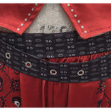Descendants: Wicked Wonderland Red Red Vest Set Cosplay Costume Outfit Halloween Carnival Suit