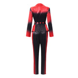 Descendants: Wicked Wonderland Red Women Red and Black Suit Cosplay Costume Outfit Halloween Carnival Suit