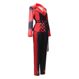 Descendants: Wicked Wonderland Red Women Red and Black Suit Cosplay Costume Outfit Halloween Carnival Suit