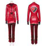 Descendants: Wicked Wonderland Red Women Red Set Cosplay Costume Outfit Halloween Carnival Suit