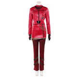 Descendants: Wicked Wonderland Red Women Red Set Cosplay Costume Outfit Halloween Carnival Suit