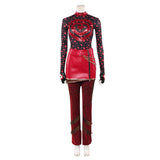 Descendants: Wicked Wonderland Red Women Red Set Cosplay Costume Outfit Halloween Carnival Suit