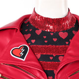 Descendants: Wicked Wonderland Red Women Red Set Cosplay Costume Outfit Halloween Carnival Suit