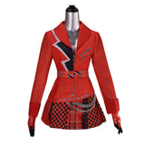Descendants: Wicked Wonderland Red Women Red Skirt Set Cosplay Costume Outfit Halloween Carnival Suit
