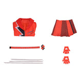 Descendants: Wicked Wonderland Red Women Red Skirt Set Cosplay Costume Outfit Halloween Carnival Suit