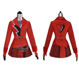 Descendants: Wicked Wonderland Red Women Red Skirt Set Cosplay Costume Outfit Halloween Carnival Suit