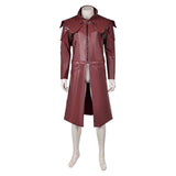 Devil May Cry Dante Red Leather Coat Cosplay Costume Outfits Halloween Carnival Suit