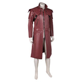 Devil May Cry Dante Red Leather Coat Cosplay Costume Outfits Halloween Carnival Suit