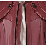 Devil May Cry Dante Red Leather Coat Cosplay Costume Outfits Halloween Carnival Suit