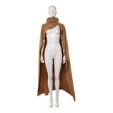 Devon Izara Women Brown Cloak Cosplay Costume Outfit Halloween Carnival Suit