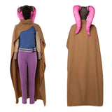 Devon Izara Women Brown Outfit With Cloak Cosplay Costume Outfit Halloween Carnival Suit