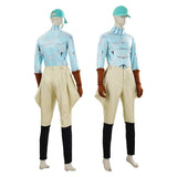 Diego Brando Blue Outfit Cosplay Costume Outfit Halloween Carnival Suit