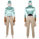 Diego Brando Green Outfit Cosplay Costume Outfit Halloween Carnival Suit