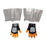 Din Djarin Silver Cosplay Gloves Halloween Carnival Costume Accessories