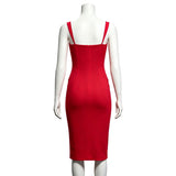 Disclosure Day Margaret Women Red Dress Cosplay Costume Outfit Halloween Carnival Suit