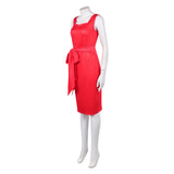 Disclosure Day Marry Women Red Dress Cosplay Costume Outfit Halloween Carnival Suit