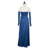 Dispatch Mandy Blue Dress Cosplay Costume Outfit Halloween Carnival Suit