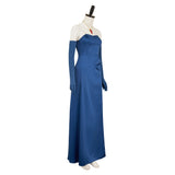 Dispatch Mandy Blue Dress Cosplay Costume Outfit Halloween Carnival Suit