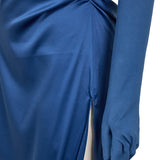 Dispatch Mandy Blue Dress Cosplay Costume Outfit Halloween Carnival Suit