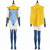 Dispatch Mandy Blue Outfit Cosplay Costume Halloween Carnival Suit