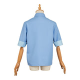 Dispatch Robert Robertson Mecha Man Blue Shirt Cosplay Costume Halloween Carnival Suit