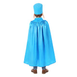 Dog Man Dog Man Kids Children Blue Outfit Cosplay Costume Outfit Halloween Carnival Suit