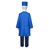 Dog Man Kids Children Blue Outfit Cosplay Costume Outfits Halloween Carnival Suit