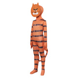 Dog Man Petey Kids Children Orange Jumpsuit Cosplay Costume Outfits Halloween Carnival Suit