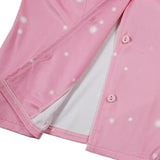 Dolly Parton Pink Fringe Set Cosplay Costume Outfit Halloween Carnival Suit