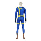 Doomsday Cyclops  Blue Jumpsuit Cosplay Costume Outfit Halloween Carnival Suit