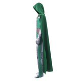 Doomsday Dr.Doom Green Jumpsuit Cosplay Costume Outfit Halloween Carnival Suit