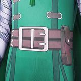 Doomsday Dr.Doom Green Jumpsuit Cosplay Costume Outfit Halloween Carnival Suit