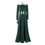 Doomsday Latverian Witch Women Green Outfit Cosplay Costume Outfit Halloween Carnival Suit