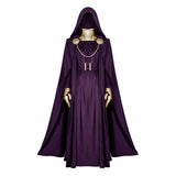 Doomsday Latverian Witch Women Purple Robe Cosplay Costume Outfit Halloween Carnival Suit