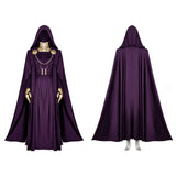Doomsday Latverian Witch Women Purple Robe Cosplay Costume Outfit Halloween Carnival Suit