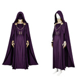 Doomsday Latverian Witch Women Purple Robe Cosplay Costume Outfit Halloween Carnival Suit